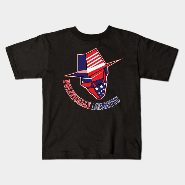 Politically Agnostic Kids T-Shirt by ArticArtac